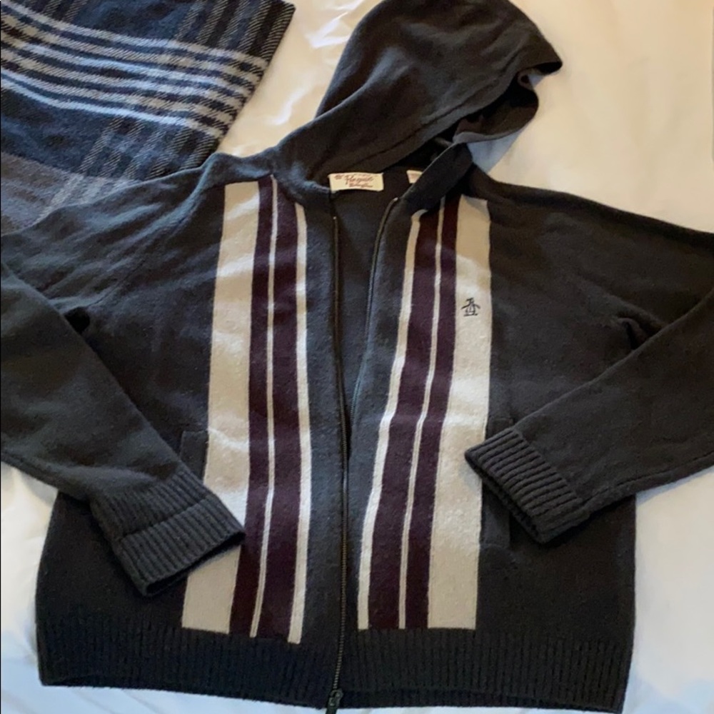 Men’s Penguin ZipUp Lambs Wool XL